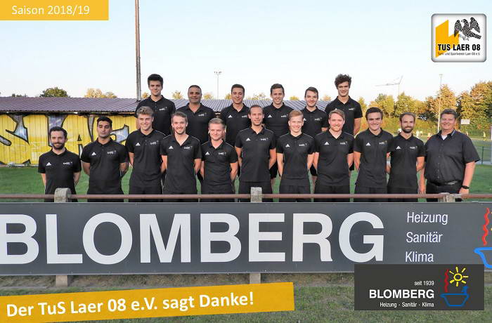 Blomberg sponsert Poloshirts für die 1.Mannschaft