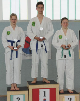 tus laer taekwondo vereinsmeisterschaft Disziplin Formenlauf bis blau brauner gurt