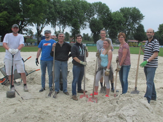 Renovierung Beachplatz in Laer