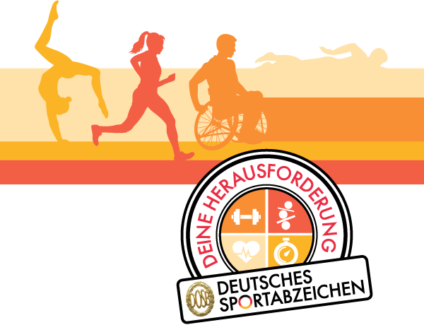 Sportabzeichen KeyVisual Stempel Farbe DINlang