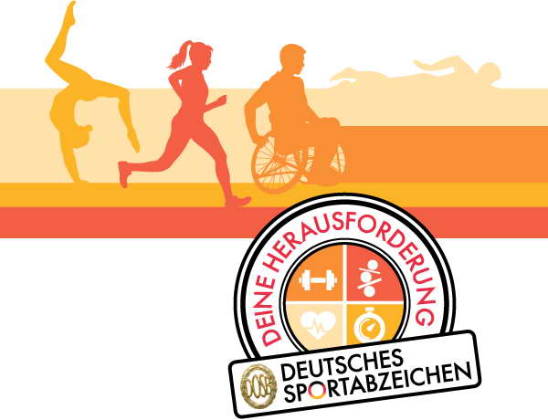 Sportabzeichen KeyVisual Stempel Farbe DINlang