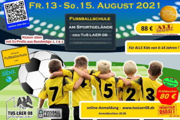 tus laer fussballschule flyer