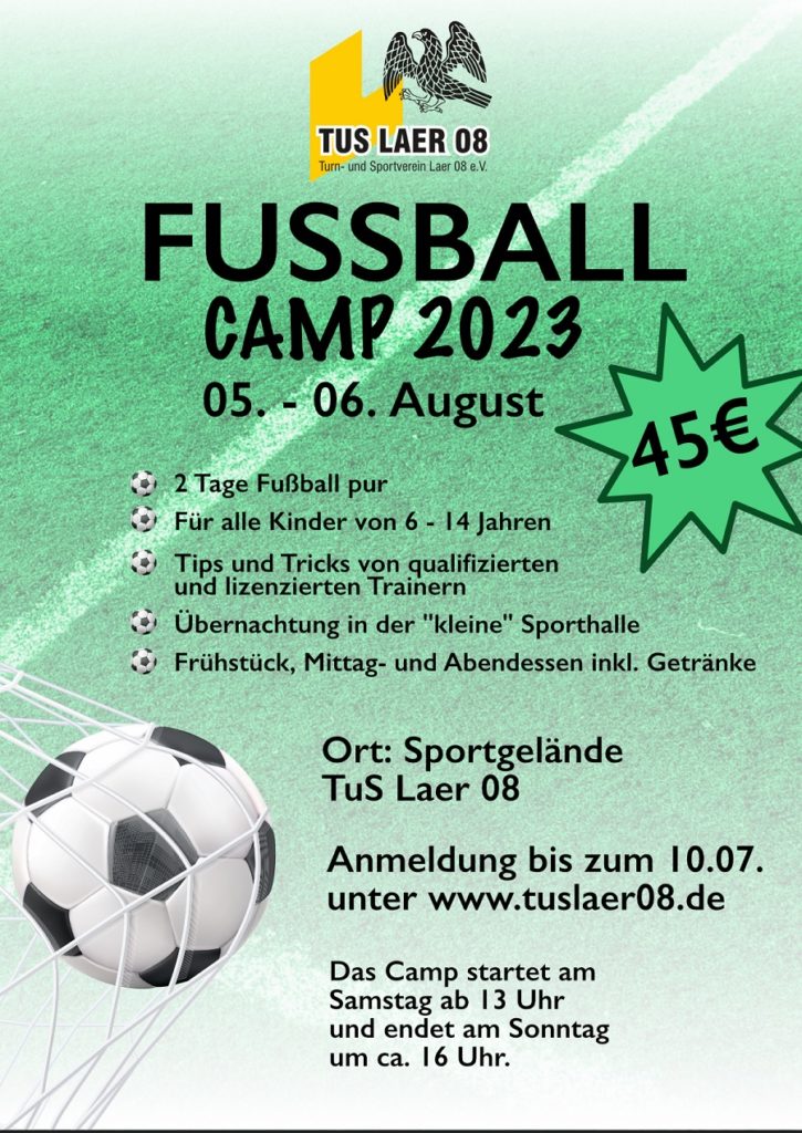 tus laer fussballcamp