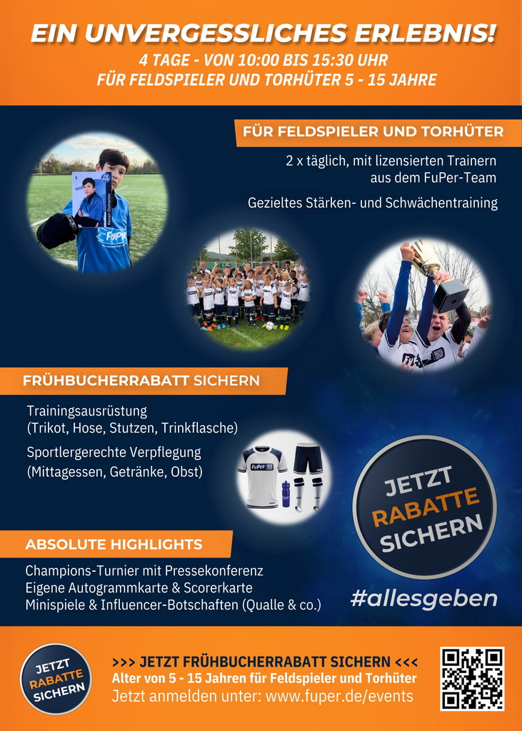 tus laer fussballcamp flyer